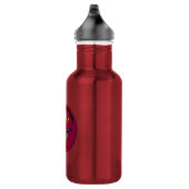 Bouteille D'eau En Acier Inoxydable Rouge de logo de PedalChopper (Droite)