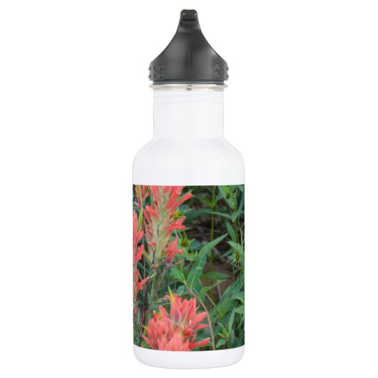 Bouteille D'eau En Acier Inoxydable Ruby aux fleurs rouges Colibri (Droite)