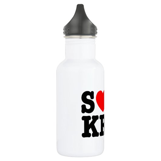 Bouteille D'eau En Acier Inoxydable S NGKRAN ~ Heart (Gauche)
