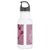 Bouteille D'eau En Acier Inoxydable Sakura Cherry Blossoms rose pâle Réflexions (Dos)
