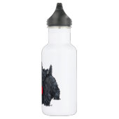 Bouteille D'eau En Acier Inoxydable Scottish Terrier Valentine (Droite)