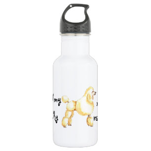 Bouteille D'eau En Acier Inoxydable Secourir le caniche