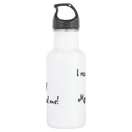 Bouteille D'eau En Acier Inoxydable Secourir Retriever à revêtement plat (Dos)