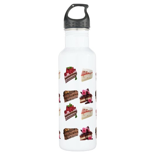 Bouteille D'eau En Acier Inoxydable Sélection de gâteau (Devant)