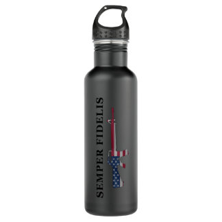 Bouteille D'eau En Acier Inoxydable Semper Fidelis M16