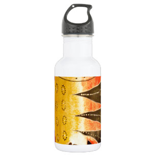 Bouteille D'eau En Acier Inoxydable Sensation striée Tigre Barbe Poisson Imprimer