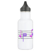 Bouteille D'eau En Acier Inoxydable Shapenote (Gauche)