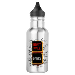 Bouteille D'eau En Acier Inoxydable Signal de circulation de danse
