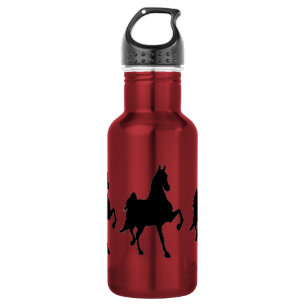 Bouteille D'eau En Acier Inoxydable Silhouette de cheval de Saddlebred