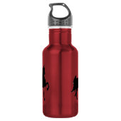 Bouteille D'eau En Acier Inoxydable Silhouette de cheval de Saddlebred (Dos)