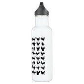 Bouteille D'eau En Acier Inoxydable Silhouettes de poulet (Droite)