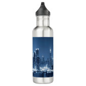 Bouteille D'eau En Acier Inoxydable Skyline de nuit New York City Manhattan (Droite)