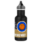 Bouteille D'eau En Acier Inoxydable Sport - Basketball - SRF (Droite)