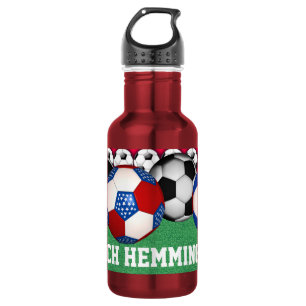 Bouteille D'eau En Acier Inoxydable Sport - Football - SRF