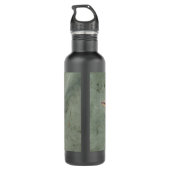 Bouteille D'eau En Acier Inoxydable Starfish Purple étoile de mer sur la plage (Dos)