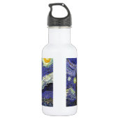 Bouteille D'eau En Acier Inoxydable Starry Night, Vincent Van Gogh. (Dos)