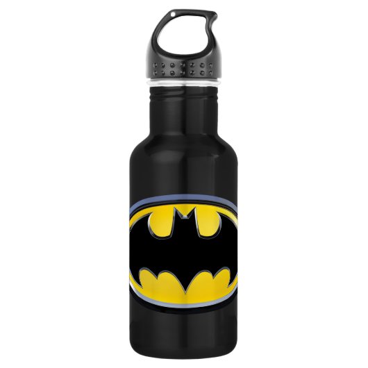 Bouteille D'eau En Acier Inoxydable Symbole Batman | Logo classique (Devant)