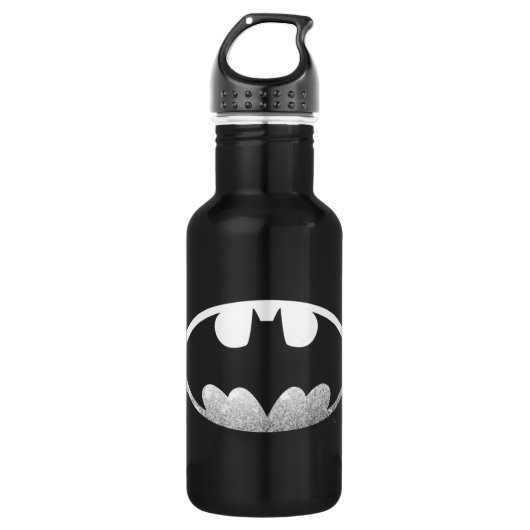Bouteille D'eau En Acier Inoxydable Symbole Batman | Logo Grainy (Devant)