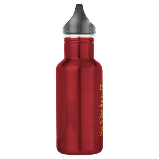 BOUTEILLE D'EAU EN ACIER INOXYDABLE SYMBOLE REIKI (Gauche)