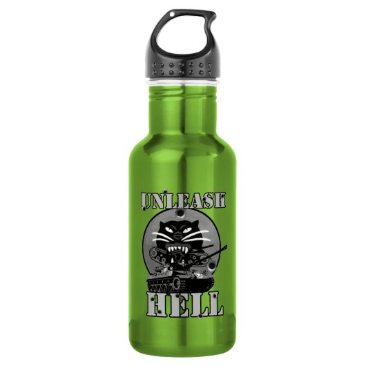 Bouteille D'eau En Acier Inoxydable T-shirts de Hellcat (Devant)