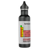 Bouteille D'eau En Acier Inoxydable Tableau périodique des éléments (Gauche)