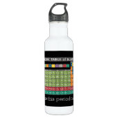 Bouteille D'eau En Acier Inoxydable Tableau périodique des éléments - Étudiants (Devant)