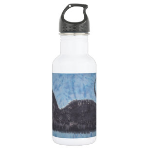 Bouteille D'eau En Acier Inoxydable Teinture de goujon de chat noir