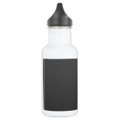 Bouteille D'eau En Acier Inoxydable Templante do-it-yourself blanc Ajouter du texte da (Gauche)