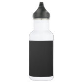 Bouteille D'eau En Acier Inoxydable Templante do-it-yourself blanc Ajouter du texte da (Droite)