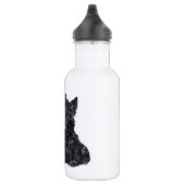 Bouteille D'eau En Acier Inoxydable Terriers écossais roux et noirs (Droite)