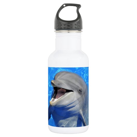 Bouteille D'eau En Acier Inoxydable Tête de dauphin de goulot (Devant)