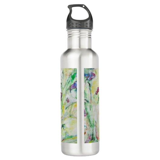 Bouteille D'eau En Acier Inoxydable Tinkerbell. fleurs (Dos)