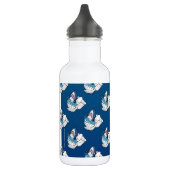 Bouteille D'eau En Acier Inoxydable Toilette Shark Funny Blue Cartoon (Gauche)