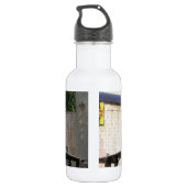 Bouteille D'eau En Acier Inoxydable Top Gun en banlieue. (Dos)