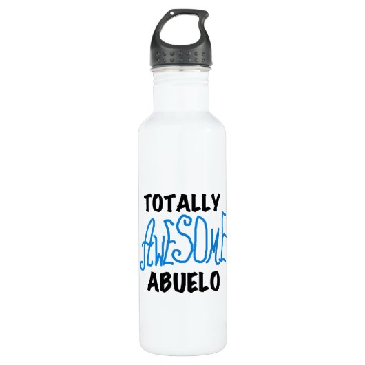Bouteille D'eau En Acier Inoxydable Totalement génial Abuelo Tshirts et (Devant)