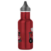 Bouteille D'eau En Acier Inoxydable Train 3D Cherry Red (Gauche)