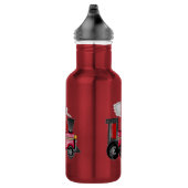 Bouteille D'eau En Acier Inoxydable Train 3D Cherry Red (Droite)