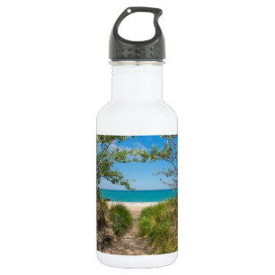 Bouteille D'eau En Acier Inoxydable Tranquillité du lac Michigan