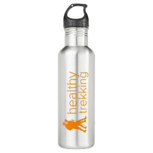 Bouteille D'eau En Acier Inoxydable Trekking santé Tangerine Logo Voyage