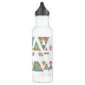 Bouteille D'eau En Acier Inoxydable Triangles et flèches florales (Droite)