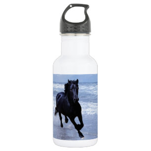 Bouteille D'eau En Acier Inoxydable Un cheval sauvage et libre