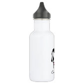 Bouteille D'eau En Acier Inoxydable Vache souriante Monogramme (Gauche)