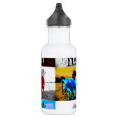 Bouteille D'eau En Acier Inoxydable Vaches (Droite)
