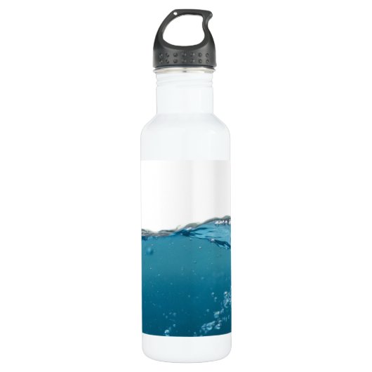 Bouteille D'eau En Acier Inoxydable Vague bleue claire (Devant)