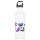 Bouteille D'eau En Acier Inoxydable Vélo Riders Aluminium Design unique (Devant)