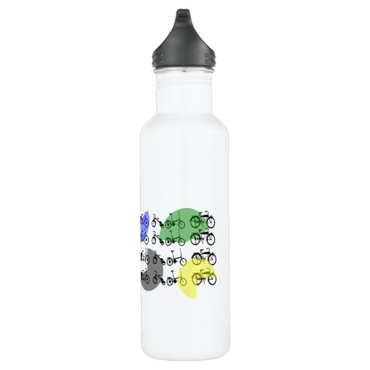 Bouteille D'eau En Acier Inoxydable Vélo Riders Aluminium Design unique (Droite)