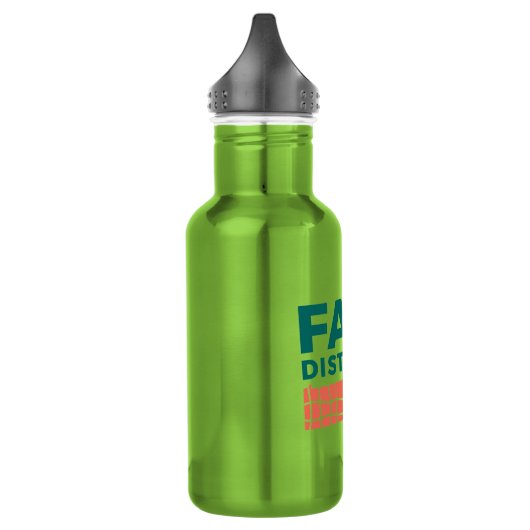 Bouteille d'eau en acier inoxydable vert citron FD (Gauche)