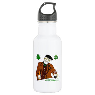 Bouteille D'eau En Acier Inoxydable Vieux flacon Irish Drinker