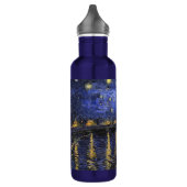 Bouteille D'eau En Acier Inoxydable Vincent Van Gogh Starry Night Over The Rhone (Gauche)