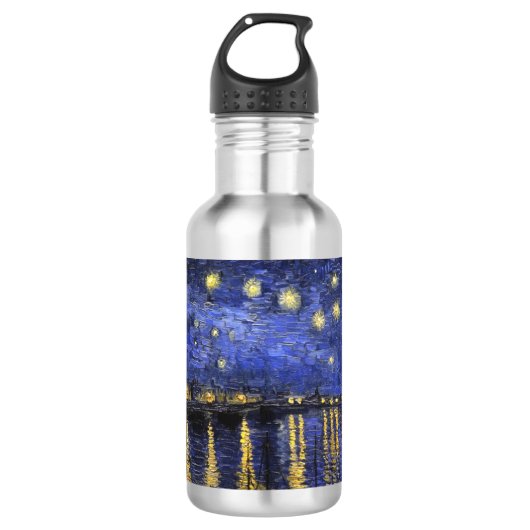 Bouteille D'eau En Acier Inoxydable Vincent Van Gogh Starry Night Over The Rhone (Devant)